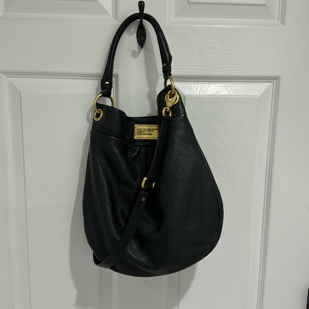 Marc Jacobs black leather bag